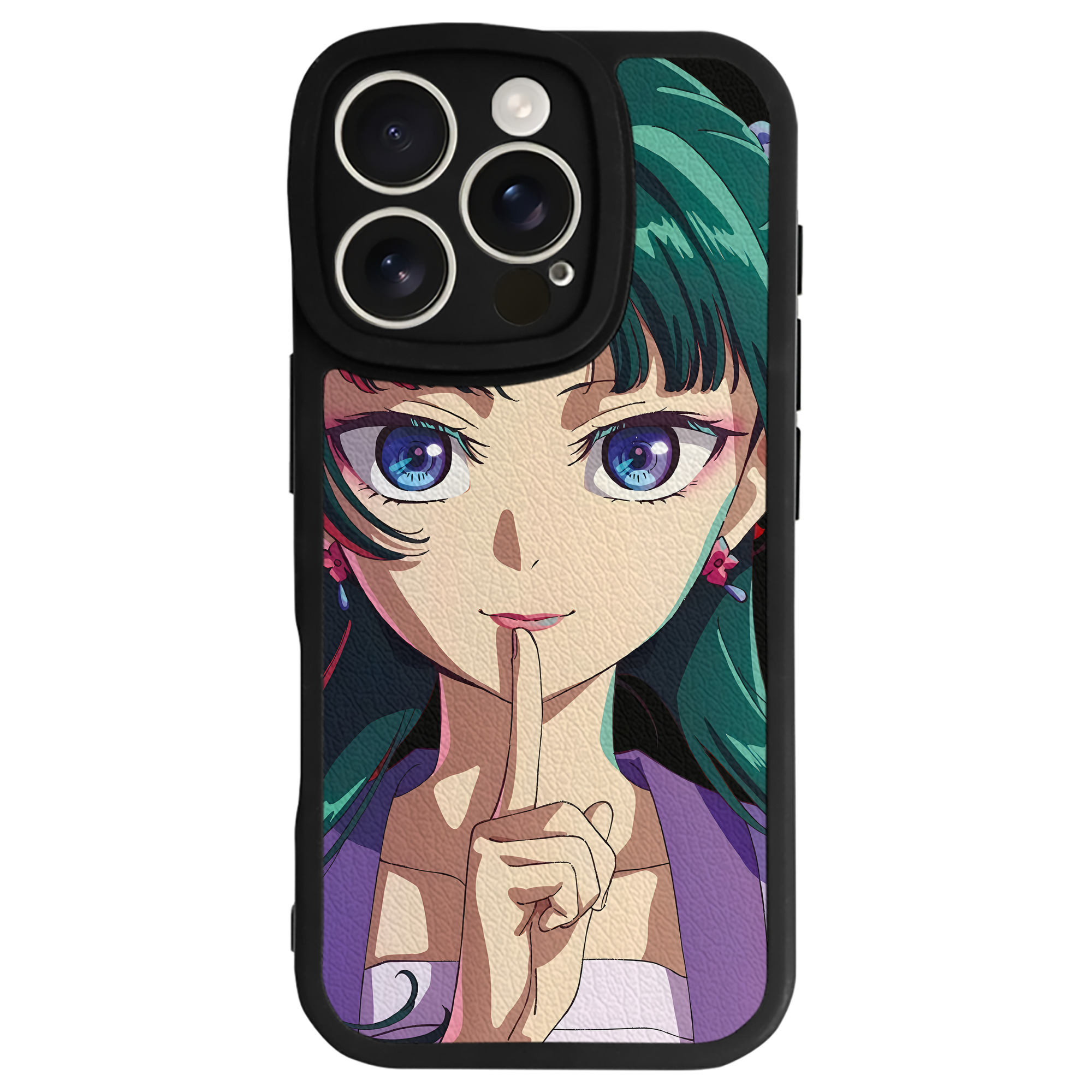 （画像用） 薬屋のひとりごと The Apothecary Diaries 【iPhone 16シリーズ対応】シリコンスマホケース（レザー調） 材質：シリコン